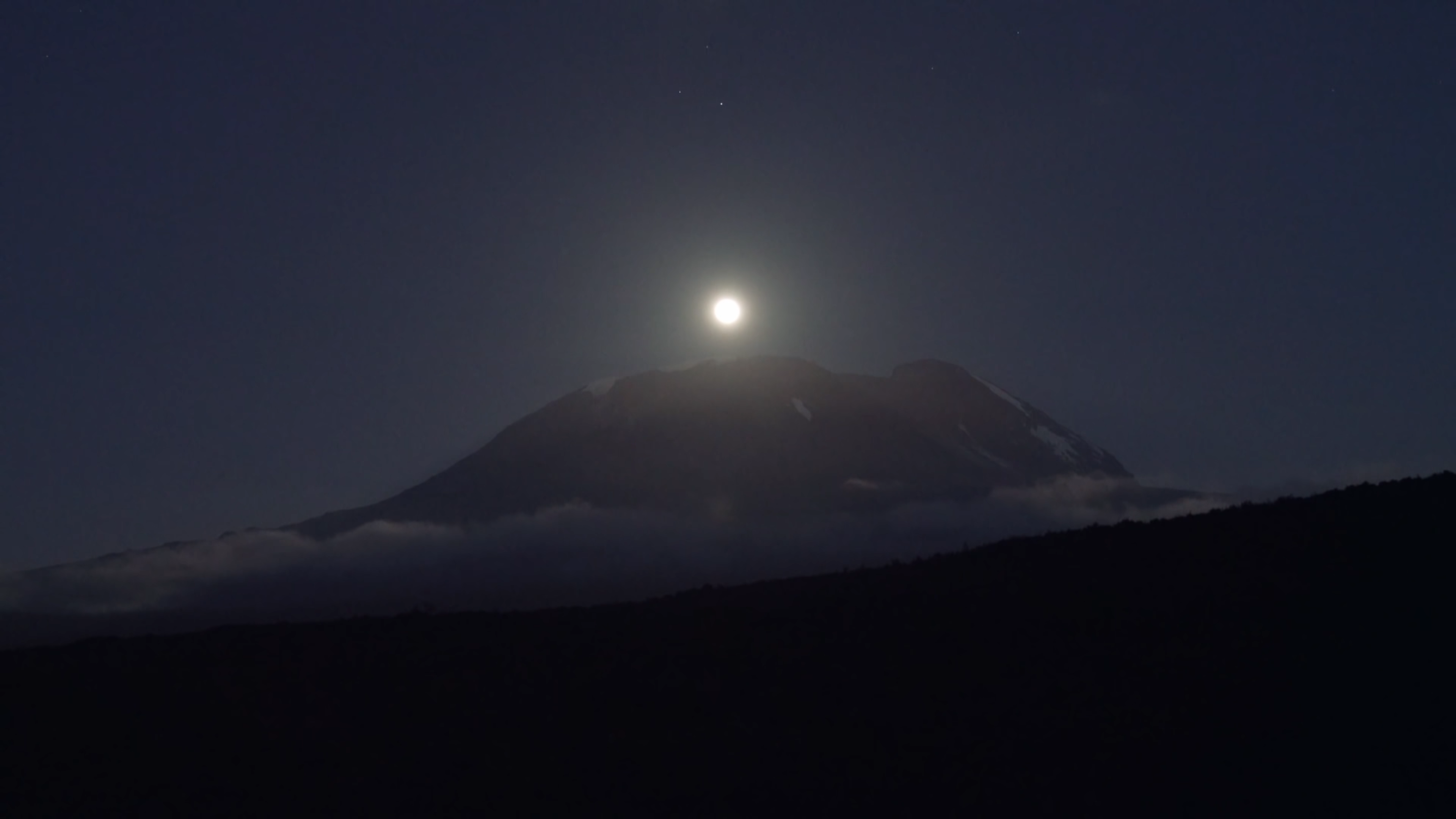 The Full Moon | Mountain Kilimanjaro