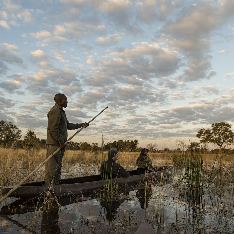 Mokoro Boat Ride_Okavango Delta_Top-tailored Botswana Romantic Tour_Mtembezi African Safaris & Vacations