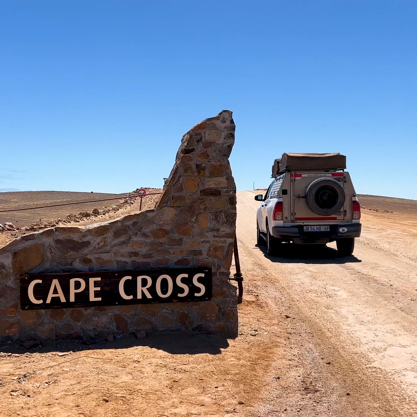 Cape Cross towards the Skeleton Coast of Namibia