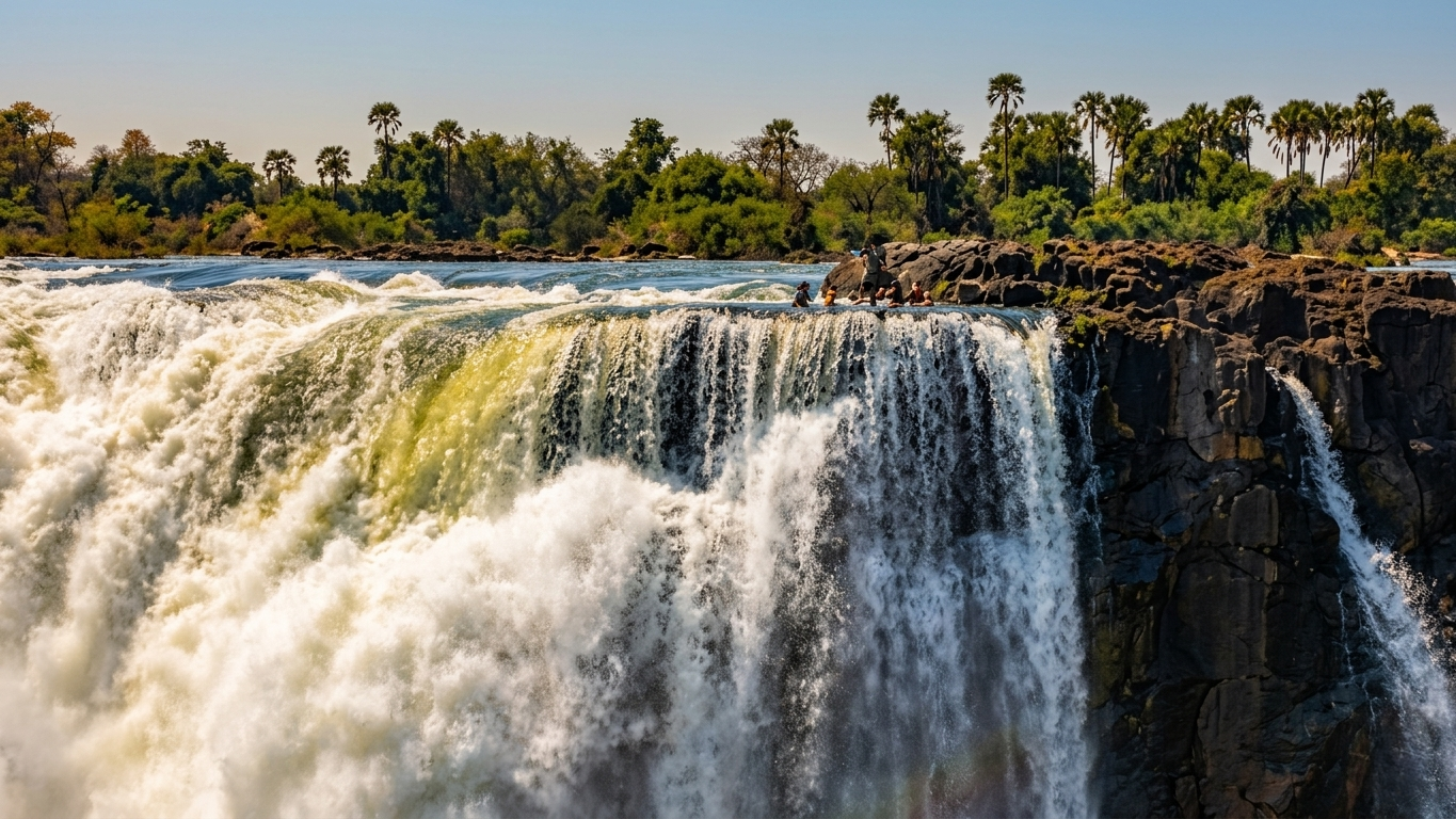 The Devil’s Pool at Victoria Falls_Mtembezi African Safaris_Affordable African Safaris